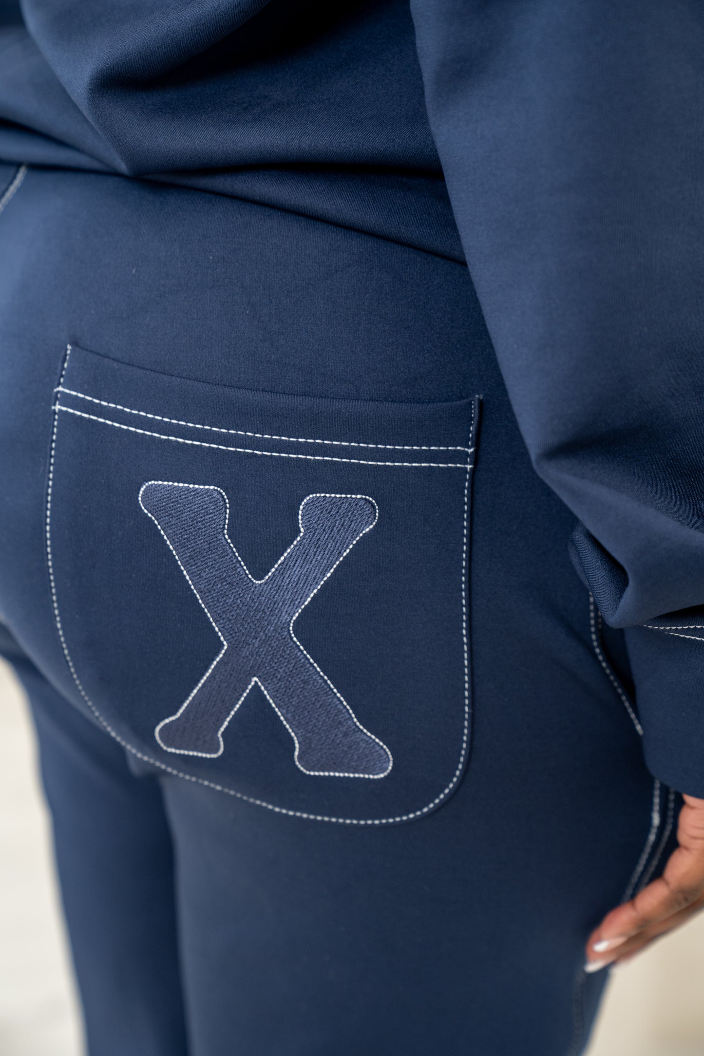 Scuba Stitch Tracksuit Navy