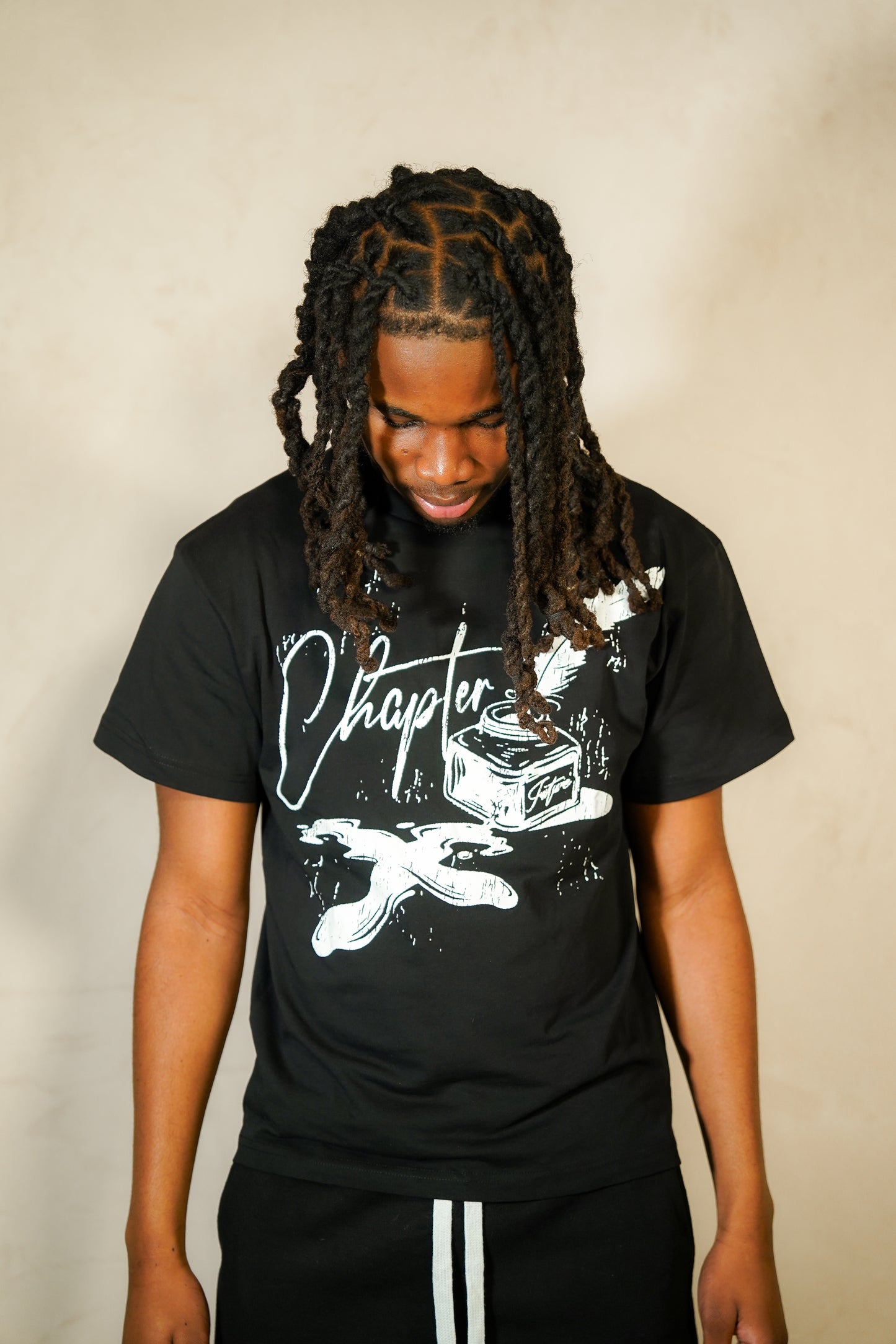 'Untold story' Oversized T - shirt (Black)