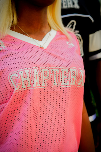 Pink Mesh Jersey Set