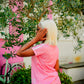Pink Mesh Jersey Set