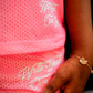 Pink Mesh Jersey Set