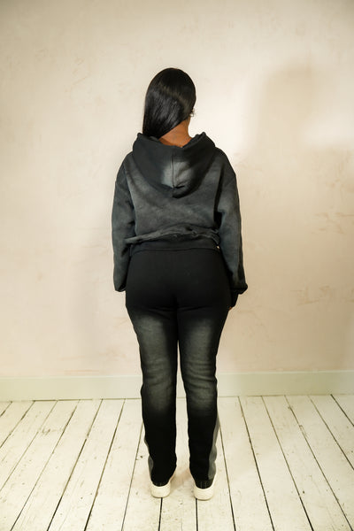 Dark Grey Zipped Tracksuit