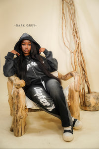 Dark Grey Zipped Tracksuit