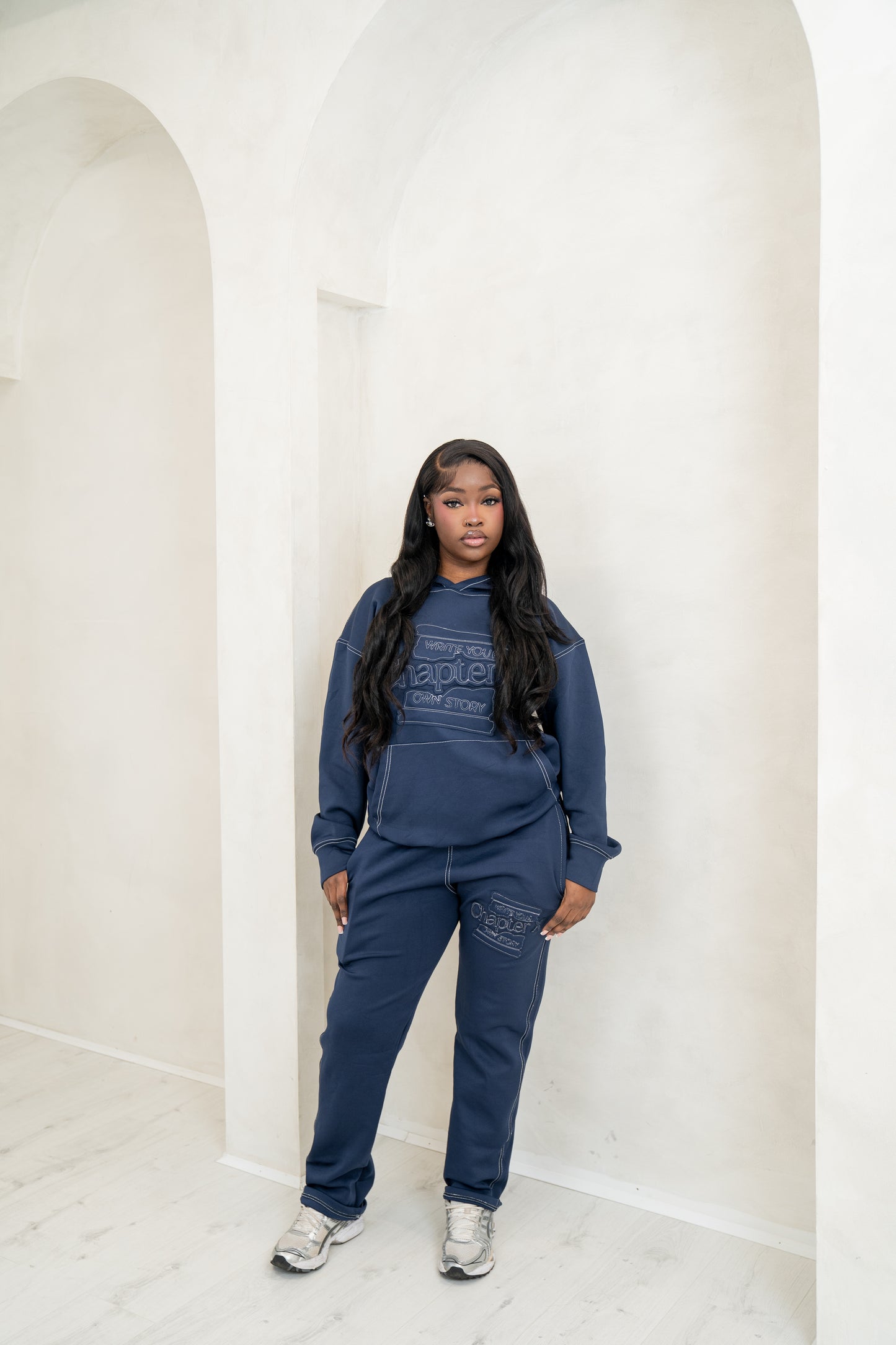 Scuba Stitch Tracksuit Navy