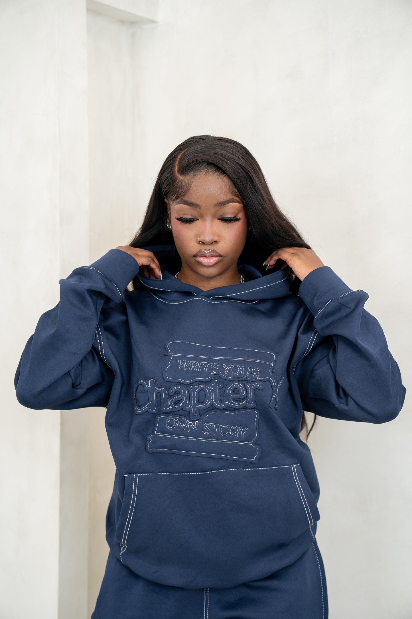 Scuba Stitch Tracksuit Navy