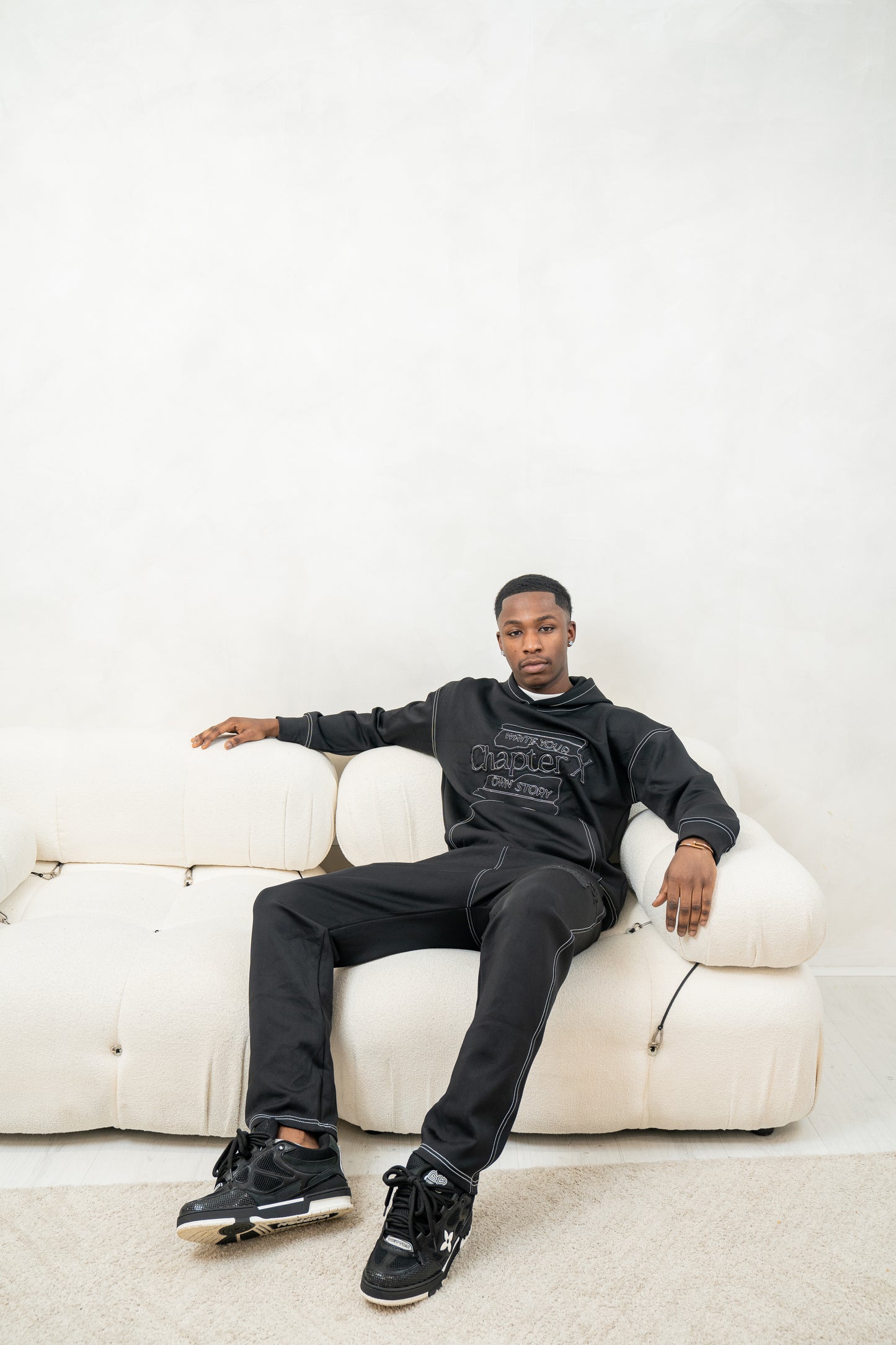 Scuba Stitch Tracksuit Black