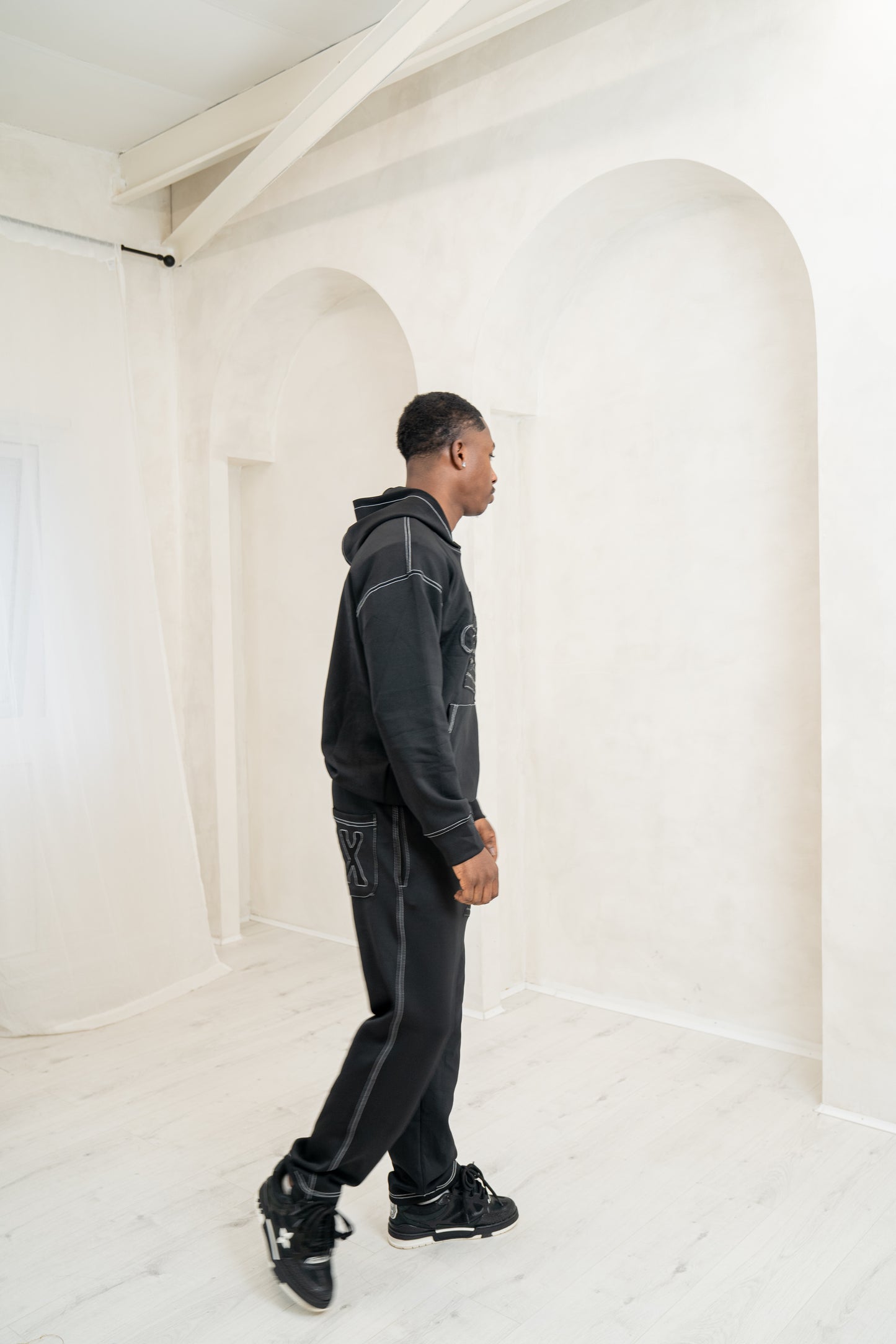 Scuba Stitch Tracksuit Black