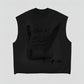 Acid Wash Sleeveless Vest
