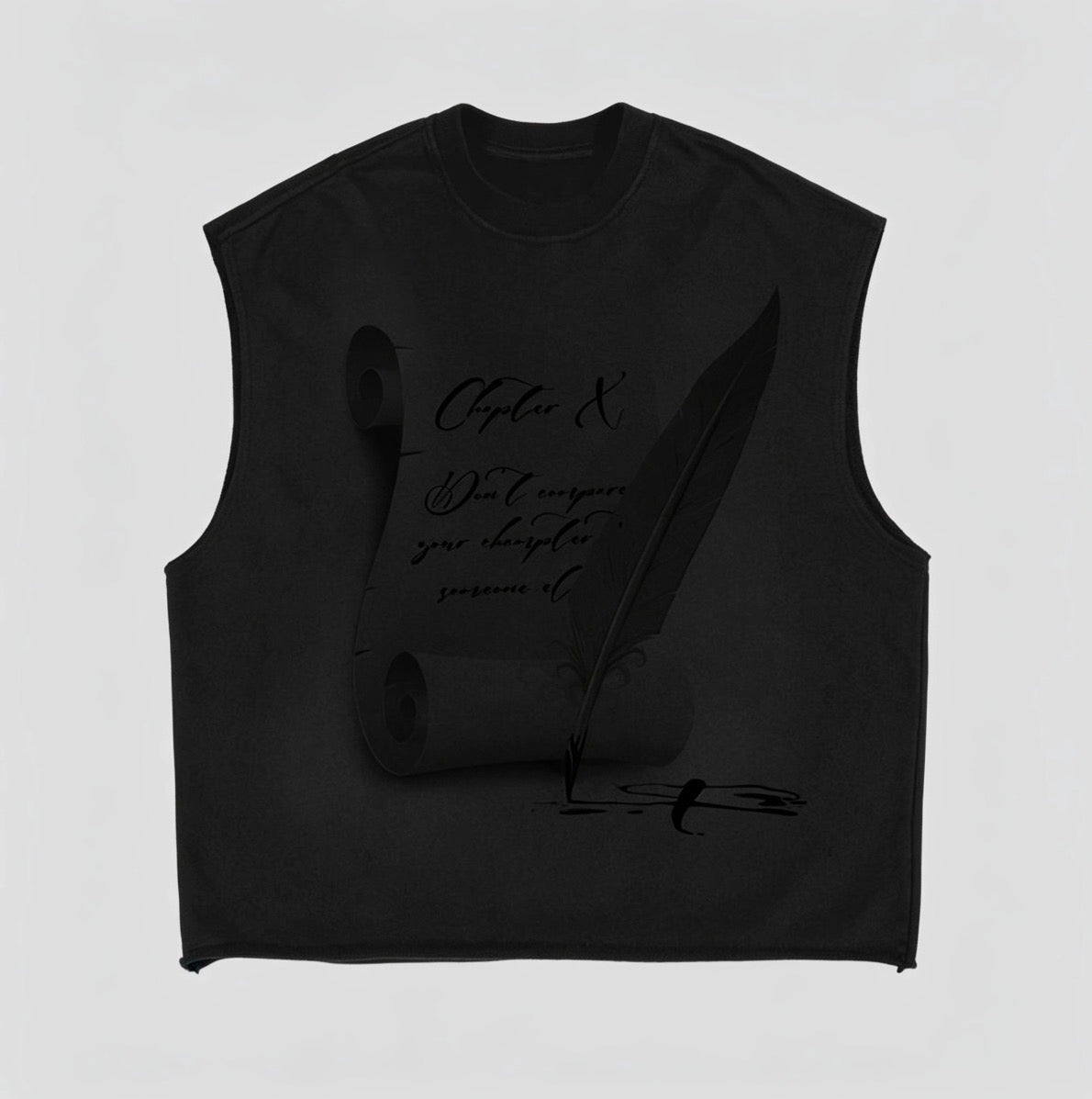 Acid Wash Sleeveless Vest
