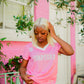 Pink Mesh Jersey Set