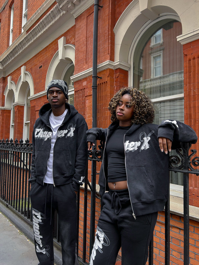 Black Zipped Tracksuit (V2)